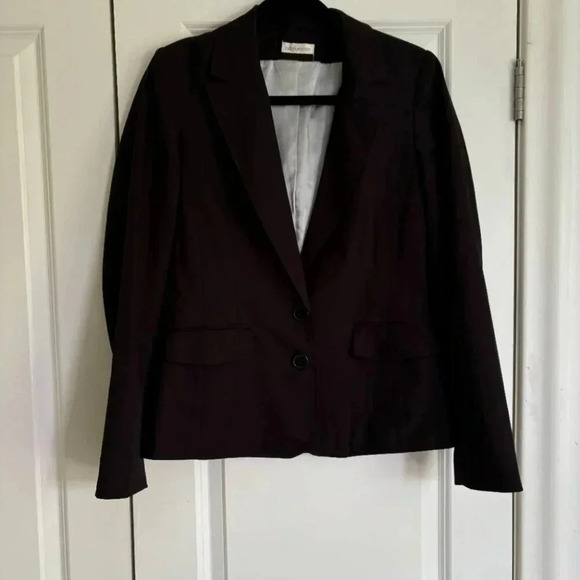 Vintage Cinched Waist Black Blazer - Picture 1 of 3